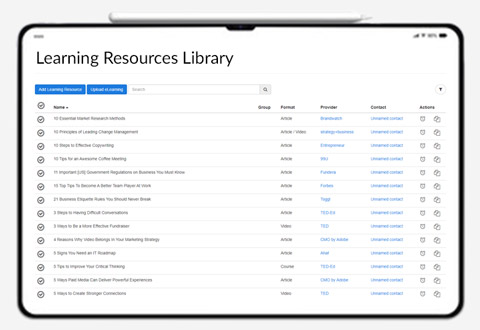 Learning Resources Library